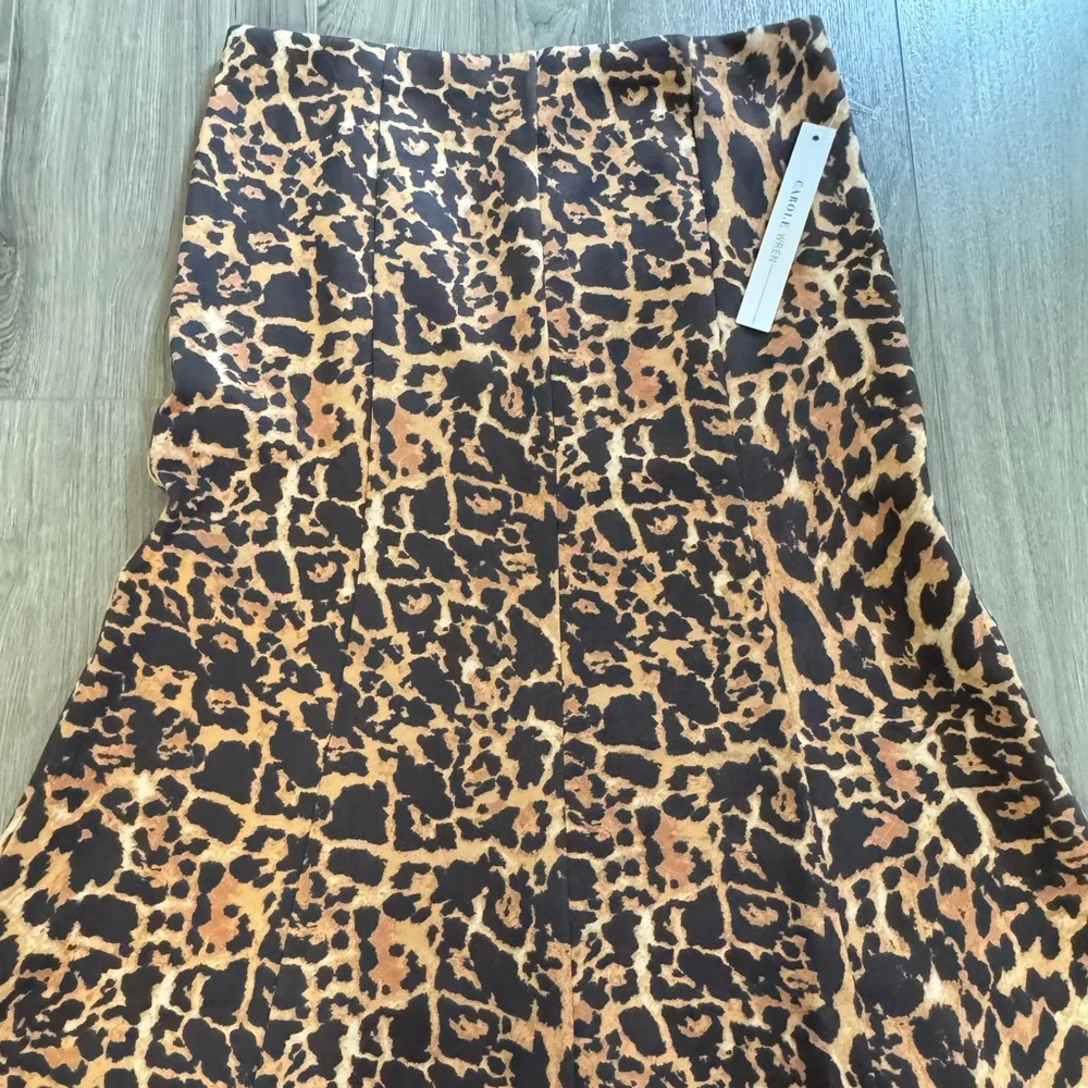 Stylish Leopard Print Midi Skirt NWT - Picture 5 of 11